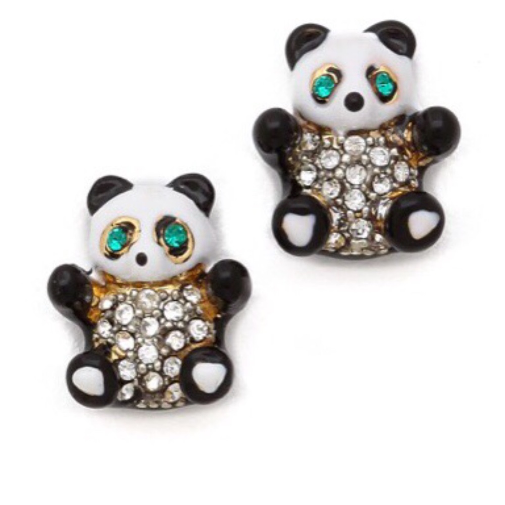 Juicy Couture PANDA Earrings WWF Retired